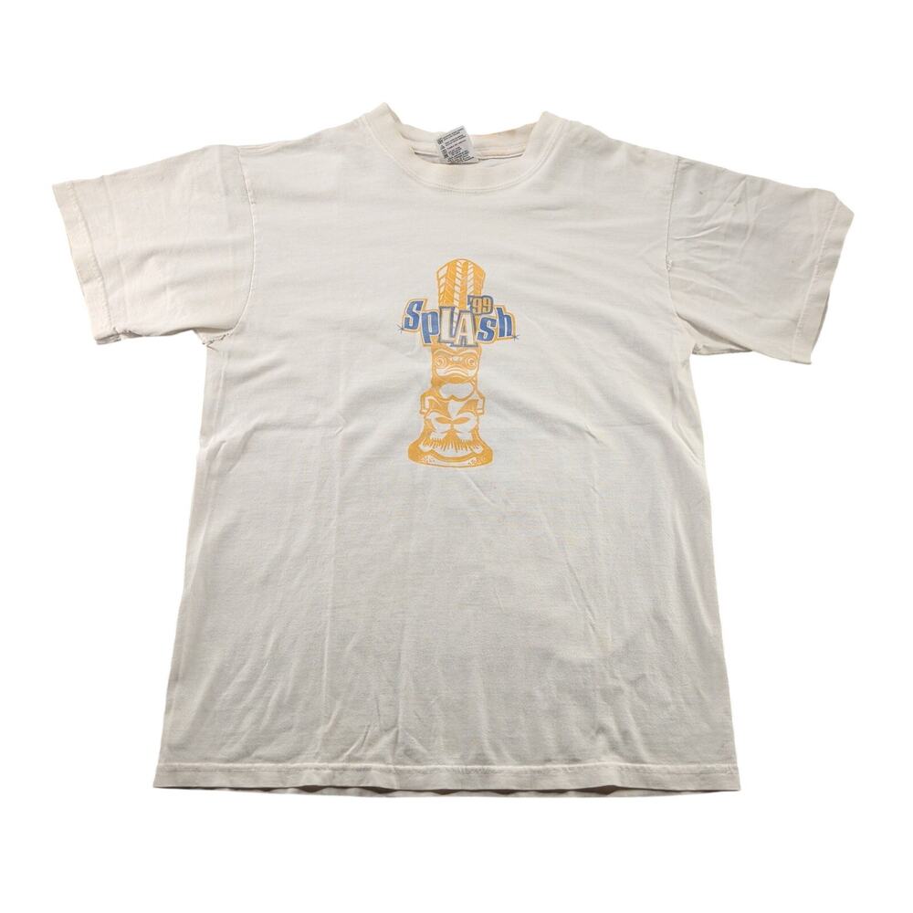 Vintage 90s Splash 99 Short Sleeve T Shirt Men's Medium Hawaii Tiki